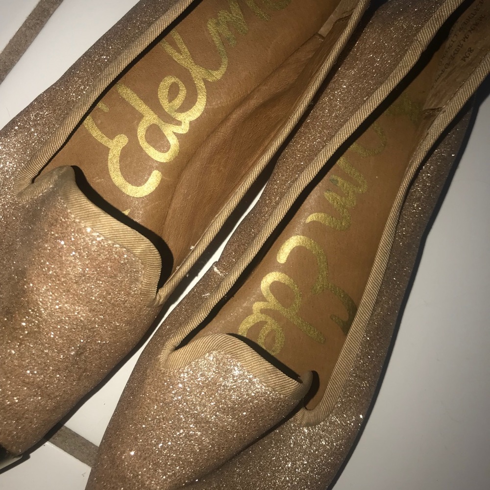 Sam Edelman Gold Aster Flats - Picture 5 of 5